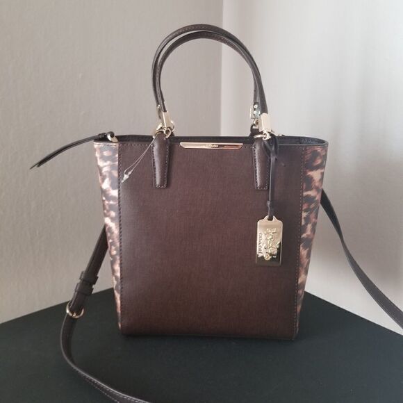 NWOT Coach Leather Crossbody Bag - Picture 1 of 11